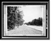 Merritt Parkway, Round Hill Road Bridge, Spanning Merritt Parkway at 3.5 mile mark, Greenwich, Fairfield County, CT - 4 Classic, Historic Print