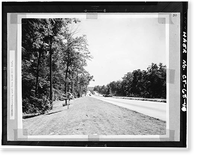 Merritt Parkway, Round Hill Road Bridge, Spanning Merritt Parkway at 3.5 mile mark, Greenwich, Fairfield County, CT - 4 Classic, Historic Print