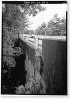 Merritt Parkway, West Branch Byram River Bridge, Spanning West branch of Byram River, Greenwich, Fairfield County, CT, Historic Print