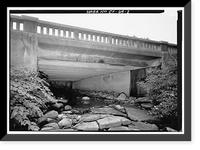 Merritt Parkway, West Branch Byram River Bridge, Spanning West branch of Byram River, Greenwich, Fairfield County, CT - 2, Antique Print