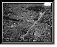 Historic Framed Print, Merritt Parkway, Beginning in Greenwich & running 38 miles to Strat, Greenwich, Fairfield County, CT - 38,  17-7/8" x 21-7/8"