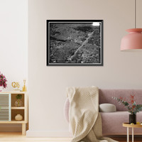 Historic Framed Print, Merritt Parkway, Beginning in Greenwich & running 38 miles to Strat, Greenwich, Fairfield County, CT - 38,  17-7/8" x 21-7/8"