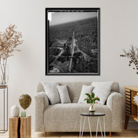 Merritt Parkway, Beginning in Greenwich & running 38 miles to Strat, Greenwich, Fairfield County, CT - 54 Classic, Historic Print