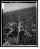 Merritt Parkway, Beginning in Greenwich & running 38 miles to Strat, Greenwich, Fairfield County, CT - 54 Classic, Historic Print
