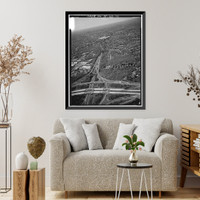 Merritt Parkway, Beginning in Greenwich & running 38 miles to Strat, Greenwich, Fairfield County, CT - 70, Historic Print
