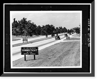 Merritt Parkway, Beginning in Greenwich & running 38 miles to Strat, Greenwich, Fairfield County, CT - 82 Classic, Historic Print