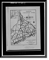 Merritt Parkway, Beginning in Greenwich & running 38 miles to Strat, Greenwich, Fairfield County, CT - 111, Historic Print
