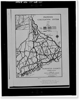 Merritt Parkway, Beginning in Greenwich & running 38 miles to Strat, Greenwich, Fairfield County, CT - 111, Historic Print