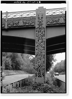 Merritt Parkway, Lake Avenue Bridge, Spanning Merritt Parkway at 4.71 mile mark, Greenwich, Fairfield County, CT - 2 Classic, Antique Wall Art