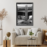 Merritt Parkway, Lake Avenue Bridge, Spanning Merritt Parkway at 4.71 mile mark, Greenwich, Fairfield County, CT - 2 Classic, Antique Wall Art