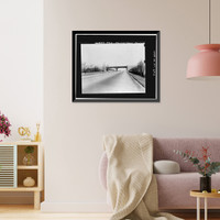 Merritt Parkway, Lake Avenue Bridge, Spanning Merritt Parkway at 4.71 mile mark, Greenwich, Fairfield County, CT - 5, Historic Print