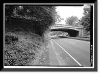 Merritt Parkway, North Street Bridge, Spanning Merritt Parkway at 5.67 mile mark, Greenwich, Fairfield County, CT, Antique Wall Art