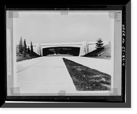 Merritt Parkway, South Avenue/Route 124 Bridge, Spanning Merritt Parkway, New Canaan, Fairfield County, CT - 4, Vintage Wall Art