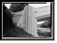 Merritt Parkway, White Oak Shade Road Bridge, Spanning Merritt Parkway, New Canaan, Fairfield County, CT - 2, Vintage Wall Art