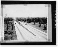 Merritt Parkway, White Oak Shade Road Bridge, Spanning Merritt Parkway, New Canaan, Fairfield County, CT - 6, Antique Poster
