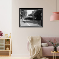 Merritt Parkway, Lapham Avenue Bridge, Spanning Merritt Parkway at State Route 165, New Canaan, Fairfield County, CT - 4, Vintage Poster