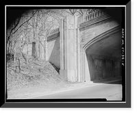 Merritt Parkway, Lapham Avenue Bridge, Spanning Merritt Parkway at State Route 165, New Canaan, Fairfield County, CT - 5, Antique Wall Art