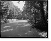 Merritt Parkway, Lapham Avenue Bridge, Spanning Merritt Parkway at State Route 165, New Canaan, Fairfield County, CT - 7, Antique Poster