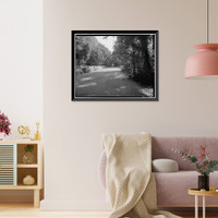 Merritt Parkway, Lapham Avenue Bridge, Spanning Merritt Parkway at State Route 165, New Canaan, Fairfield County, CT - 7, Antique Poster
