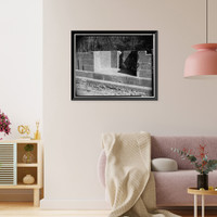 Merritt Parkway, Lapham Avenue Bridge, Spanning Merritt Parkway at State Route 165, New Canaan, Fairfield County, CT - 10, Vintage Poster