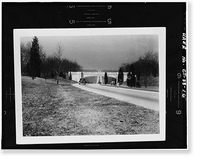 Merritt Parkway, Lapham Avenue Bridge, Spanning Merritt Parkway at State Route 165, New Canaan, Fairfield County, CT - 16, Antique Print
