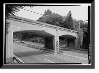 Merritt Parkway, Metro North Railroad Bridge, Spanning Merritt Parkway, New Canaan, Fairfield County, CT, Historic Print