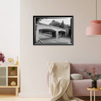 Merritt Parkway, Metro North Railroad Bridge, Spanning Merritt Parkway, New Canaan, Fairfield County, CT, Historic Print