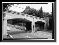 Merritt Parkway, Metro North Railroad Bridge, Spanning Merritt Parkway, New Canaan, Fairfield County, CT - 2, Vintage Print