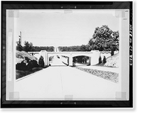 Merritt Parkway, Metro North Railroad Bridge, Spanning Merritt Parkway, New Canaan, Fairfield County, CT - 3, Antique Print