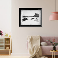 Merritt Parkway, Metro North Railroad Bridge, Spanning Merritt Parkway, New Canaan, Fairfield County, CT - 3, Antique Print