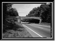 Merritt Parkway, Ponus Ridge Road Bridge, Spanning Merritt Parkway, New Canaan, Fairfield County, CT, Vintage Wall Art