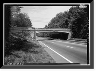 Merritt Parkway, Ponus Ridge Road Bridge, Spanning Merritt Parkway, New Canaan, Fairfield County, CT - 2, Historic Print