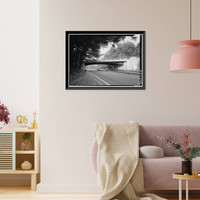 Merritt Parkway, West Rocks Road Bridge, Spanning Merritt Parkway, Norwalk, Fairfield County, CT, Historic Print