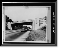 Merritt Parkway, West Rocks Road Bridge, Spanning Merritt Parkway, Norwalk, Fairfield County, CT - 2, Historic Reproduction