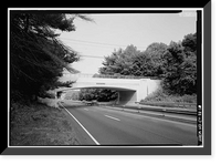Merritt Parkway, Comstock Hill Road Bridge, Spanning Merritt Parkway, Norwalk, Fairfield County, CT, Antique Poster
