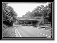 Merritt Parkway, East Rocks Road Bridge, Spanning Merritt Parkway, Norwalk, Fairfield County, CT, Vintage Wall Art