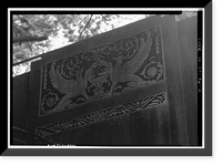 Historic Framed Print, Merritt Parkway, Grumman Avenue Bridge, Spanning Merritt Parkway, Norwalk, Fairfield County, CT - 2,  17-7/8" x 21-7/8"