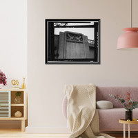 Historic Framed Print, Merritt Parkway, Grumman Avenue Bridge, Spanning Merritt Parkway, Norwalk, Fairfield County, CT - 4,  17-7/8" x 21-7/8"