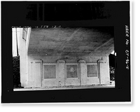 Historic Framed Print, Merritt Parkway, Grumman Avenue Bridge, Spanning Merritt Parkway, Norwalk, Fairfield County, CT - 5,  17-7/8" x 21-7/8"