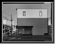 Historic Framed Print, South Main Street, Block 43 (Commercial Buildings), South Main & Washington Streets, South Norwalk, Fairfield County, CT - 5,  17-7/8" x 21-7/8"