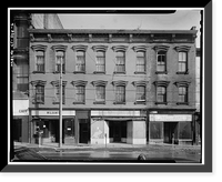 Historic Framed Print, South Main Street, Block 43 (Commercial Buildings), South Main & Washington Streets, South Norwalk, Fairfield County, CT - 6,  17-7/8" x 21-7/8"