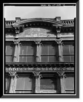 Historic Framed Print, South Main Street, Block 43 (Commercial Buildings), South Main & Washington Streets, South Norwalk, Fairfield County, CT - 8,  17-7/8" x 21-7/8"