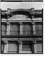 Historic Framed Print, South Main Street, Block 43 (Commercial Buildings), South Main & Washington Streets, South Norwalk, Fairfield County, CT - 8,  17-7/8" x 21-7/8"