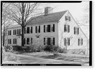 Jonathan B. Sanford House, Redding, Fairfield County, CT, Historic Print