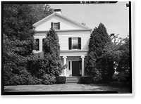 Paschal Sheffield House, 104 Old South Road, Southport, Fairfield County, CT, Antique Wall Art