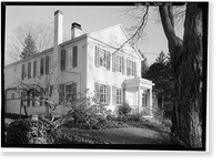 Barnabas Sturges House, 534 Harbor Road, Southport, Fairfield County, CT Classic, Vintage Poster