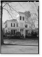 Waugh House, 249 Old South Road, Southport, Fairfield County, CT, Antique Print