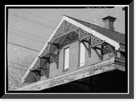 New York, New Haven & Hartford Railroad Station, Railroad Place, Southport, Fairfield County, CT - 4, Antique Print