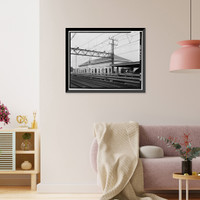 New York, New Haven & Hartford Railroad, Stamford Station, 44 Station Place, Stamford, Fairfield County, CT - 6, Antique Print
