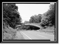 Merritt Parkway, Guinea Road Bridge, Spanning Merritt Parkway, Stamford, Fairfield County, CT, Historic Print